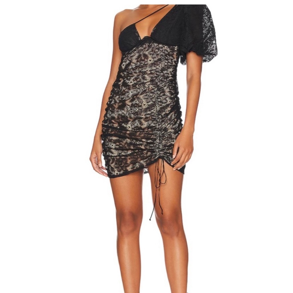 Sexy black lace for love and lemons xl dress.